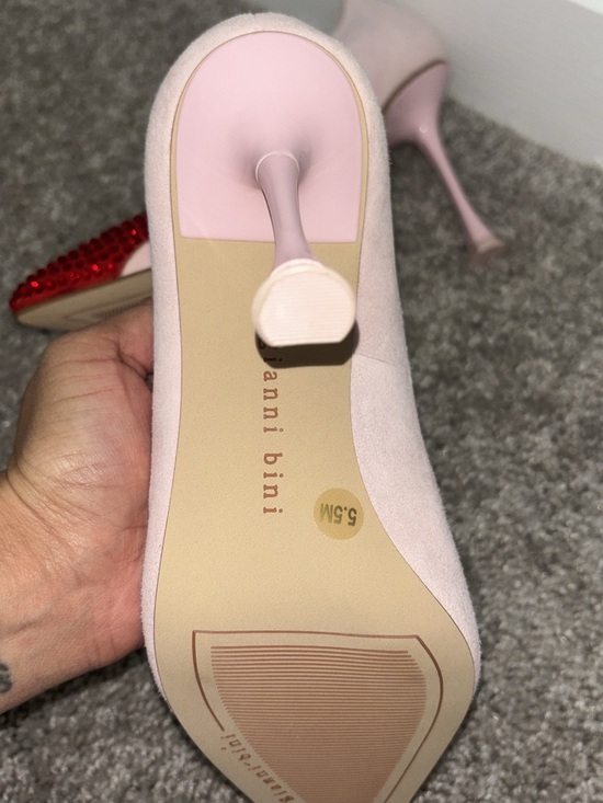 Gianni Bini Shoes - Gianni Bini Blush Pink Suede Stiletto Pumps